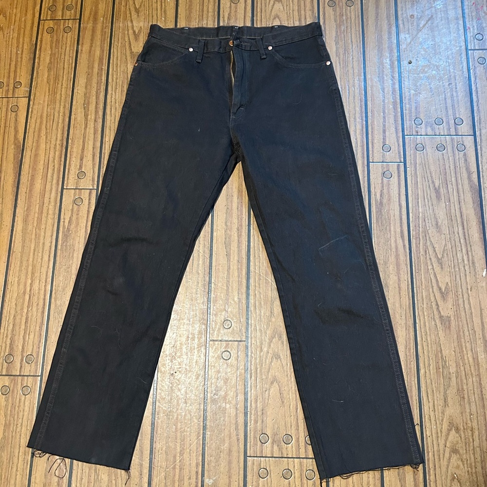 Wrangler Cowboy Cut Jeans Black Classic Denim Style 1013MWZKL Men's 34x34